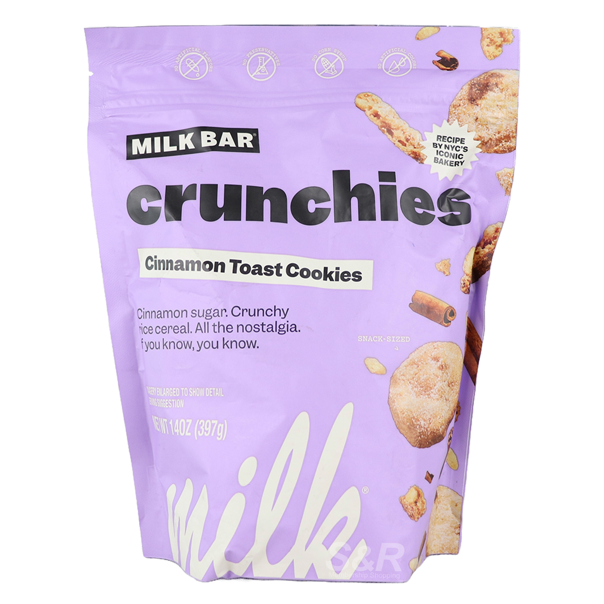 Milk Bar Crunchies Cinnamon Toast Cookies 397g